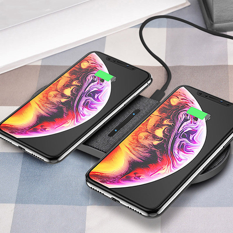 Wireless Charger 2 in 1 Pair 10W Quick Charge Wireless Charger 2 in 1 Pair 10W Quick Charge